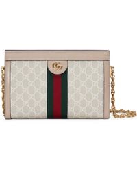 Gucci - Small Canvas Ophidia Gg Shoulder Bag - Lyst