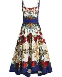 Alice + Olivia - Diana Structured Midi Dress - Lyst