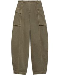 MAX&Co. - Cotton Drill Cargo Trousers - Lyst
