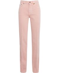 Chloé - Garment-Dyed Straight Jeans - Lyst