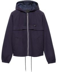 Prada - Zipped Hooded Jacket - Lyst