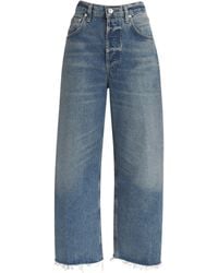 Citizens of Humanity - Raw-Hem Ayla Cropped Jeans - Lyst