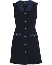 Maje - Tweed Mini Dress - Lyst