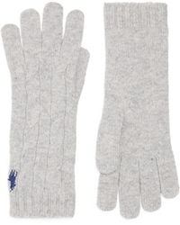 Polo Ralph Lauren - Wool-Cashmere Polo Pony Gloves - Lyst