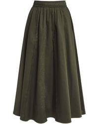 JOSEPH - Cotton Sateen Manar Skirt - Lyst