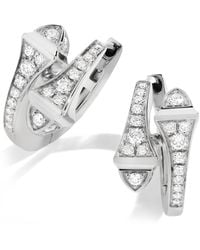 Marli New York - And Diamond Cleo Huggie Earrings - Lyst
