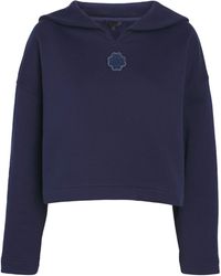 Maje - Cotton-Blend Embroidered Sweater - Lyst
