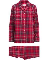 Harrods - Cotton Tartan Pyjama Set - Lyst