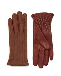 Eleventy - Leather Dual Gloves - Lyst