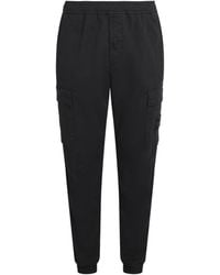 Stone Island - Stretch Cotton-Wool Cargo Trousers - Lyst