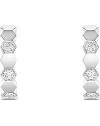 Chaumet - And Diamond Bee De Hoop Earrings - Lyst