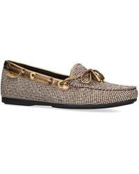Kurt Geiger - Houndstooth Eagle Moccasins - Lyst