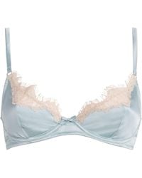 Fleur du Mal - Silk Lace-Trim Juliet Demi Bra - Lyst