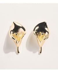 Carolina Herrera - Calla Lily Clip-On Earrings - Lyst