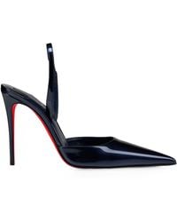 Christian Louboutin - Kate Max Sling Patent Leather Pumps 100 - Lyst