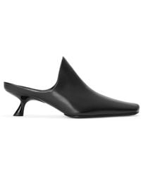 Loewe - Leather Emily Heeled Mules 45 - Lyst