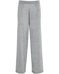 Johnstons of Elgin - Superfine Merino Wool Ina Knitted Trousers - Lyst