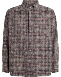 Picante - Cotton Bleached Check Rocco Shirt - Lyst