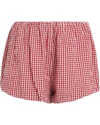 Posse - Gingham Aurelia Shorts - Lyst