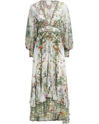 CAMILLA - Silk Art For The Empress Midi Dress - Lyst