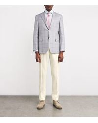 Brioni - Virgin Wool Twill Melbourne Trousers - Lyst