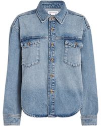GOOD AMERICAN - Structured Denim Shirt - Lyst