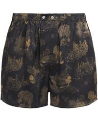Derek Rose - Silk Brindisi Boxer Shorts - Lyst