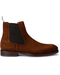 Magnanni - Suede Chelsea Boots - Lyst