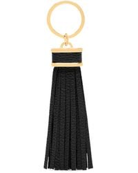Tom Ford - Leather T Tassel Keyring - Lyst