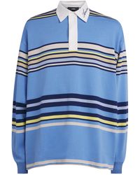 Amiri - Cotton Stripe Polo Shirt - Lyst