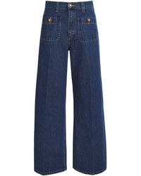 Sandro - Wide-Leg Jeans - Lyst