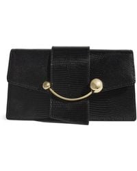 Strathberry - Mini Leather Crescent Cross-Body Bag - Lyst