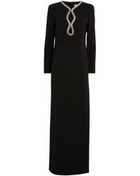 Elie Saab - Embellished Long-sleeve Gown - Lyst