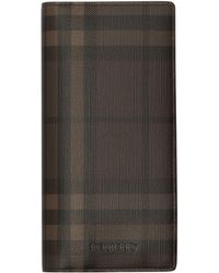 Burberry - City Check Continental Wallet - Lyst