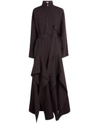 Alaïa - Paper-Blend Ruffled Jumpsuit - Lyst