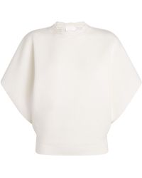 Molli - Virgin Wool Scalloped Sweater Top - Lyst