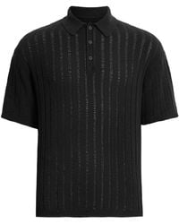 AllSaints - Miller Polo Shirt - Lyst