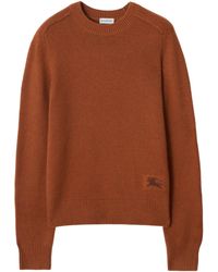 Burberry - Cashmere Ekd Patch Sweater - Lyst