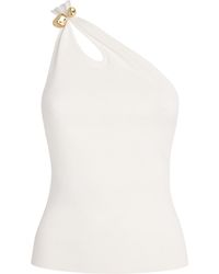 Cult Gaia - Knitted One-Shoulder Anouk Top - Lyst