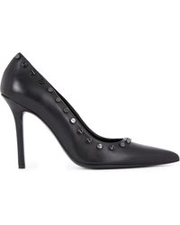 The Kooples - Calfskin Stud-Embellished Pumps - Lyst