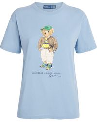 Polo Ralph Lauren - Cotton Polo Bear T-Shirt - Lyst