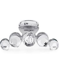 Jimmy Choo - Crystal-Embellished Claw Hair Clip - Lyst