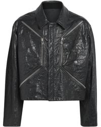 Rick Owens - Leather Heizer Mac Jacket - Lyst