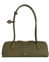 Alaïa - Medium Nubuck Le Teckel Shoulder Bag - Lyst