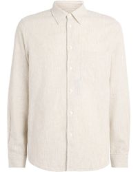 Samsøe & Samsøe - Linen-Organic Cotton Stripe Saliam Shirt - Lyst
