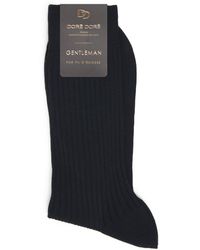 Doré Doré - Mercerised Cotton Ribbed Socks - Lyst