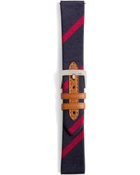 Polo Ralph Lauren - Silk Stripe Watch Strap - Lyst