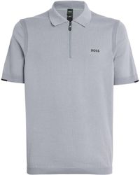 BOSS - Cotton Short-Sleeve Ever-X Polo Shirt - Lyst