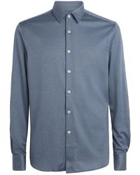 Canali - Cotton-Lyocell Jersey Shirt - Lyst
