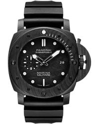 Panerai - Carbotech Submersible Marina Militare Watch - Lyst